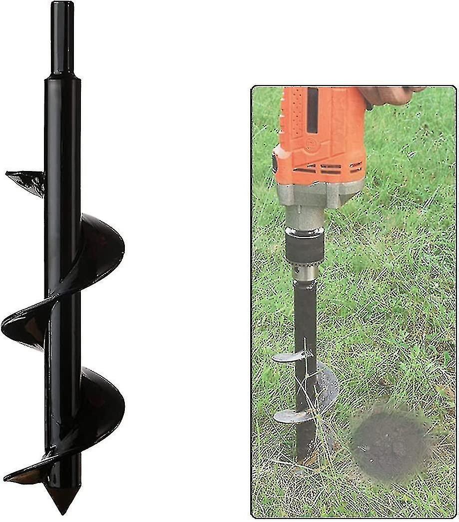 Stainless Steel Hex Shank Garden Auger for Deep Hole Digging and Cultivation