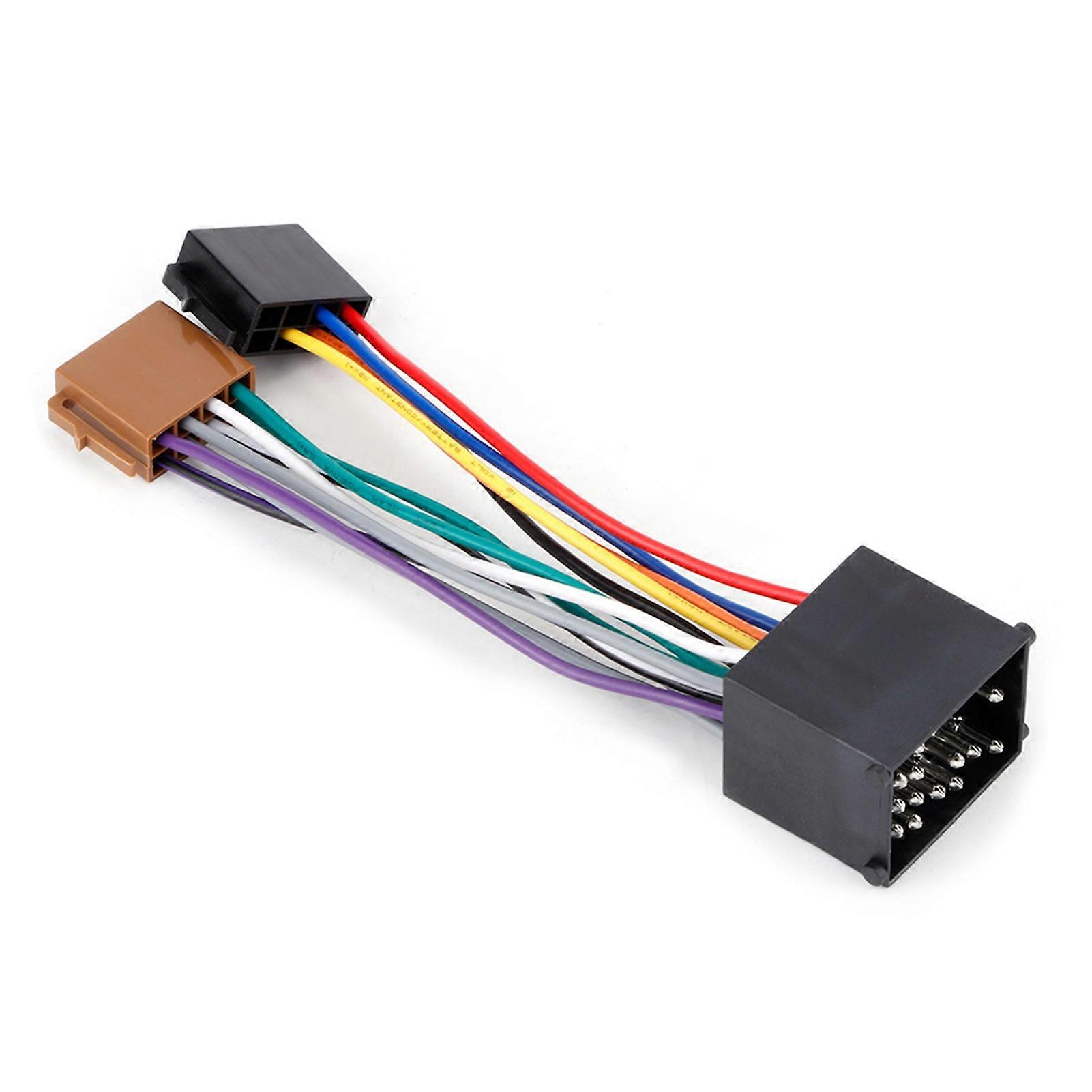 Car Radio Adapter Stereo Harness Cable ISO Plug Compatible with BMW E36 E46 E39 Models for Easy Audio Connection