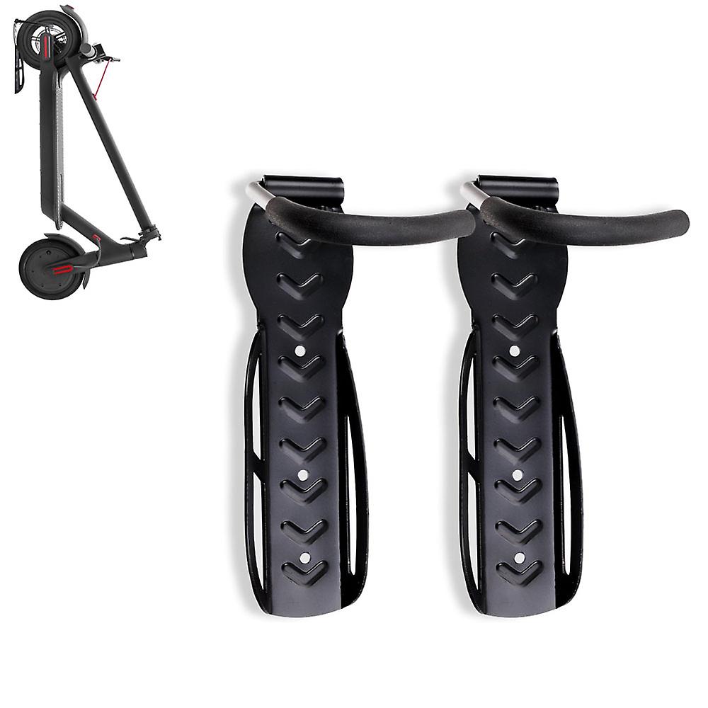 2 pcs. Bike Rack Black Wall Mount for 4 Bikes Wall Mounts