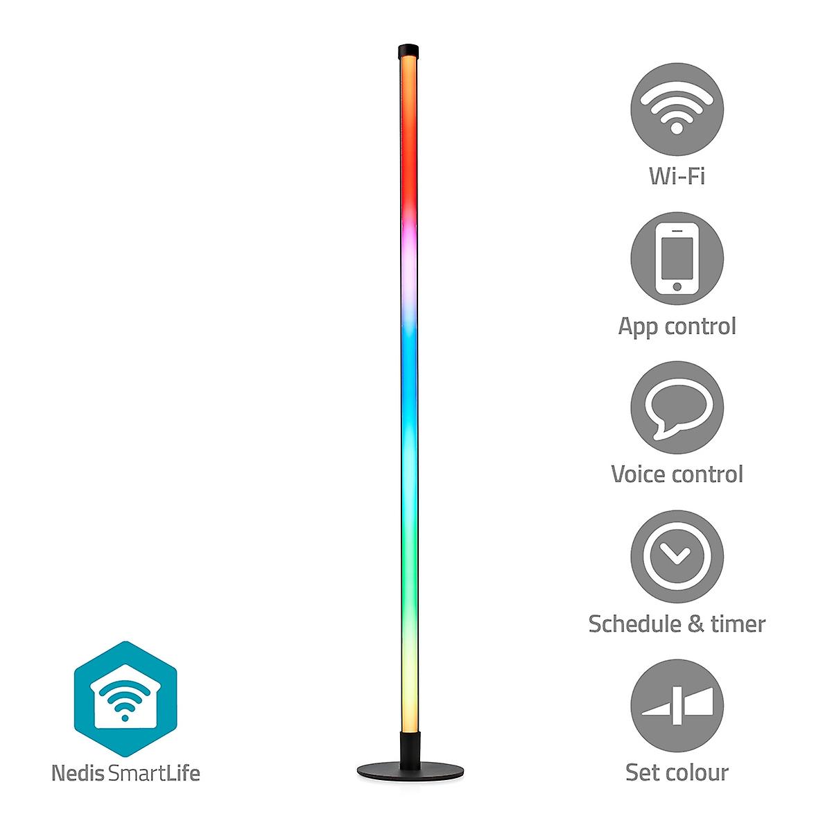 SmartLife Mood Lamp | Wi-Fi | Tube | 180 lm | RGBIC / Warm to Cool White | 2700 - 6500 K | 10 W