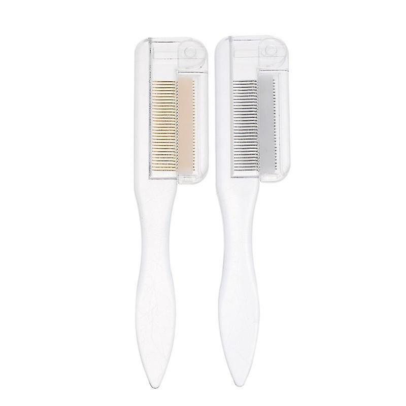 2pcs Foldable Eyebrow Brush