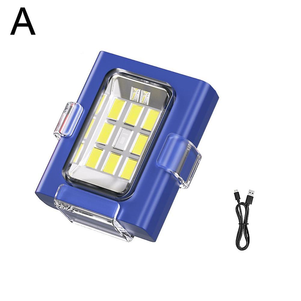 Weatherproof Rechargeable LED Running Safety Light Headlamp Flashlight