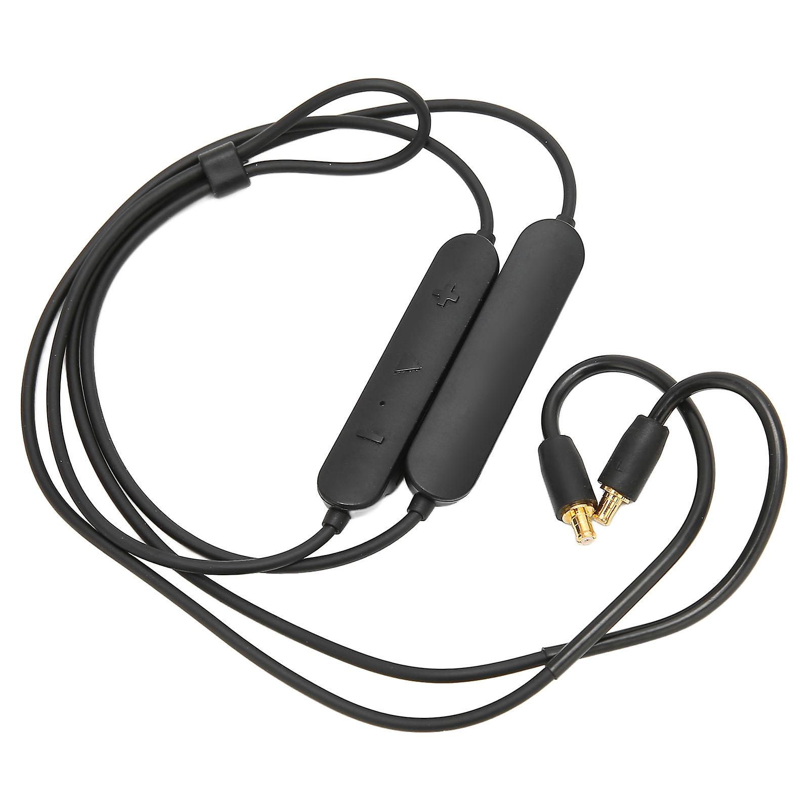 Headset BT Adapter Cable Low Latency 2 Modes Ergonomic Wireless Headphone Cable with Mic for Technica E40 50 70 