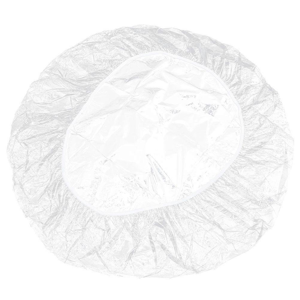 Elastic Tablecloth Transparent Tablecloth Round Fitted Tablecloth with Flannel Backing