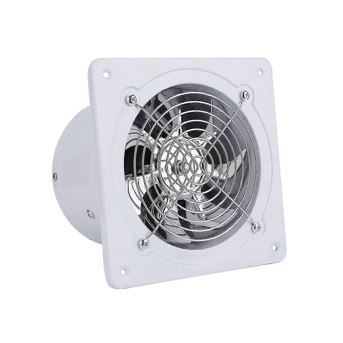 Ventilador de Utilidade de 4 Polegadas - 220V, Baixo Ruído, Ventilador de Parede, Ventilador de Duto, Branco