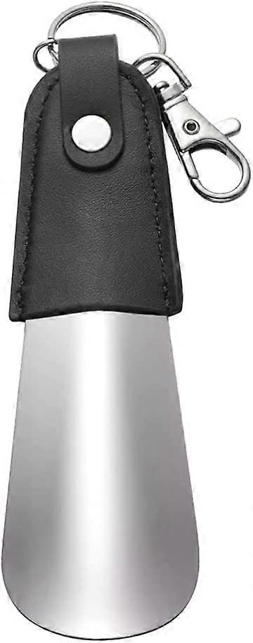 Shoe Horns Short Handheld Stainless Steel Shoehorn Lazy Shoe Helper Portable Metal Shoe Horn
