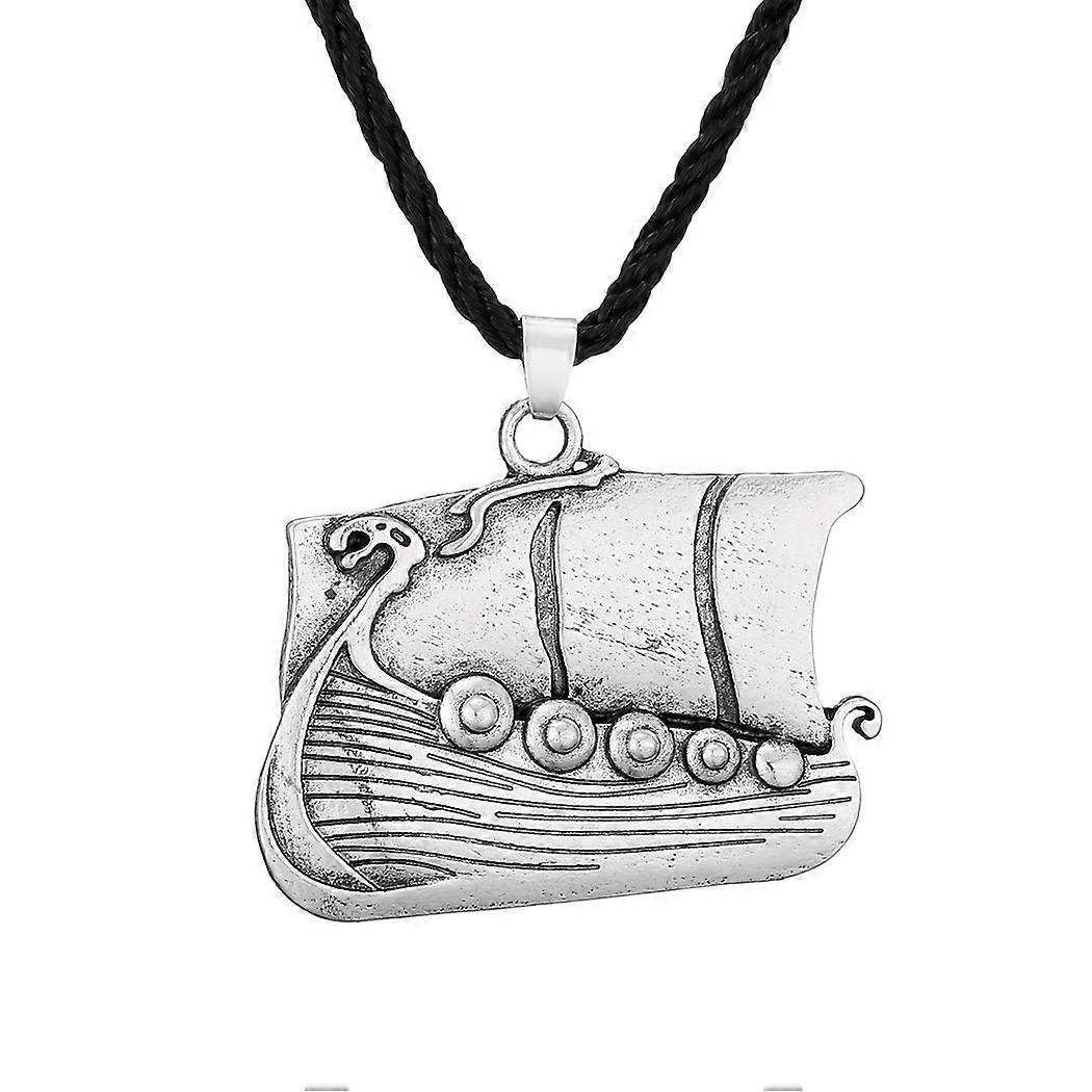 Viking μακρύ πλοίο μενταγιόν κολιέ δώρα για άνδρες και γυναίκες δώρα για τους φίλους που τους αρέσουν οι βάρκες