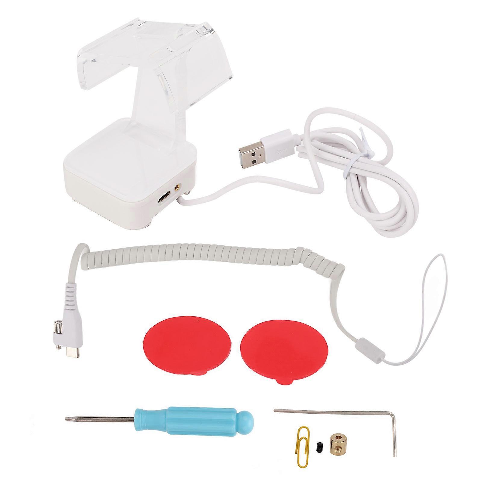 مشاهدة مكافحة سرقة عرض الوقوف واضح الاكريليك عالية الحساسية سلامة حامل إنذار ضد السرقة لكابل الحبل متجر البيع بالتجزئة