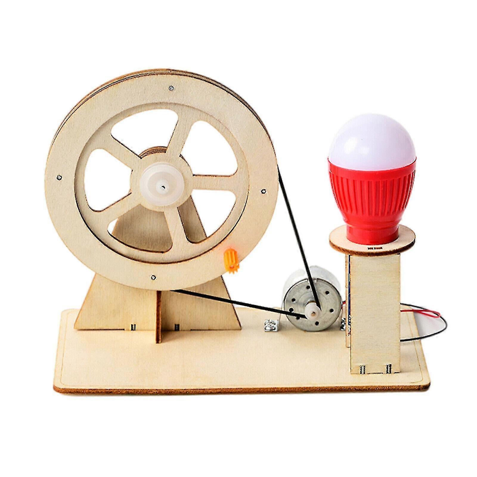 Diy Dynamo Model Wooden Science Experiment Physics Educational Children Toys