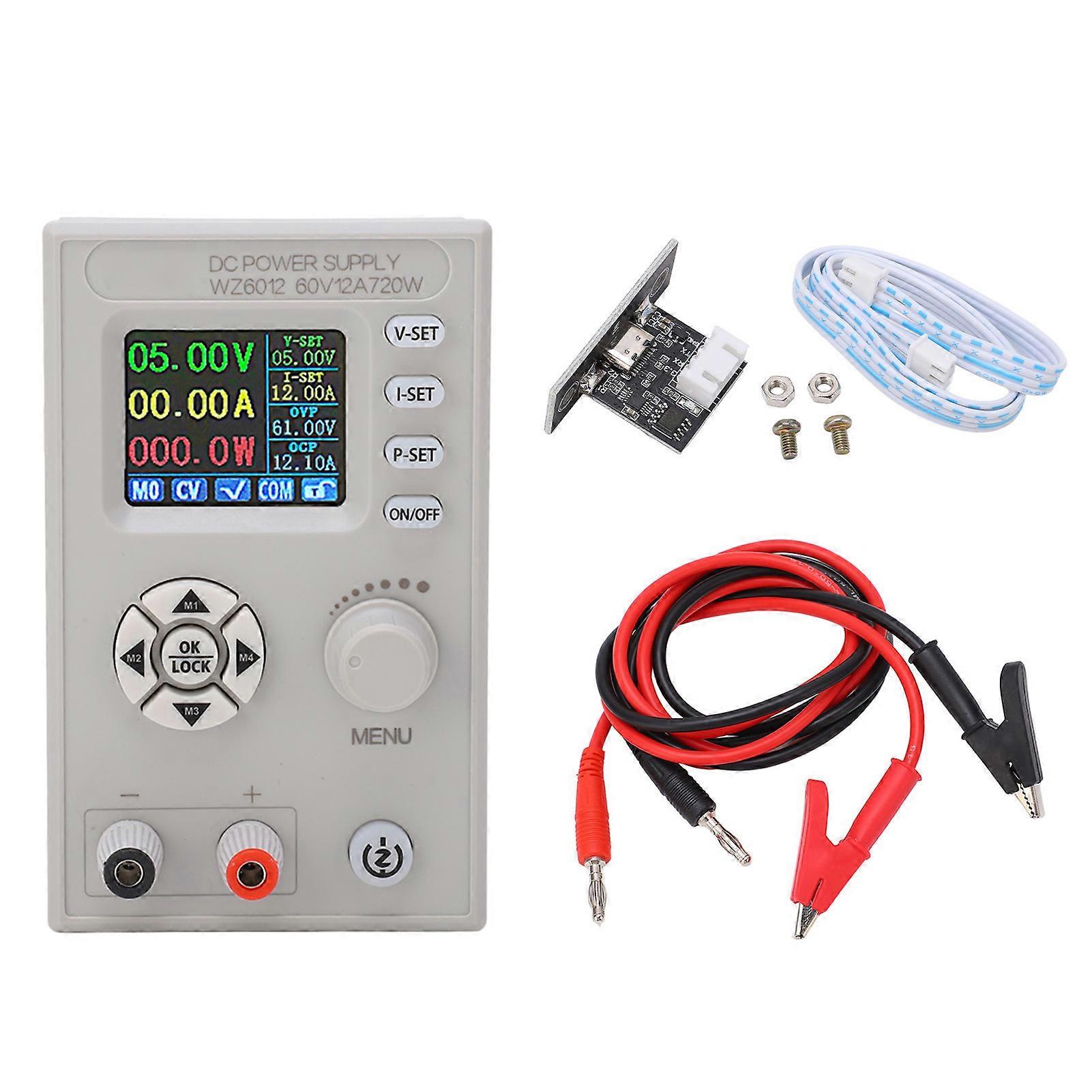 DC Stabilized Power Supply Module Red Copper Coil Adjustable Voltage Regulation Power Module 60V 12A 720W