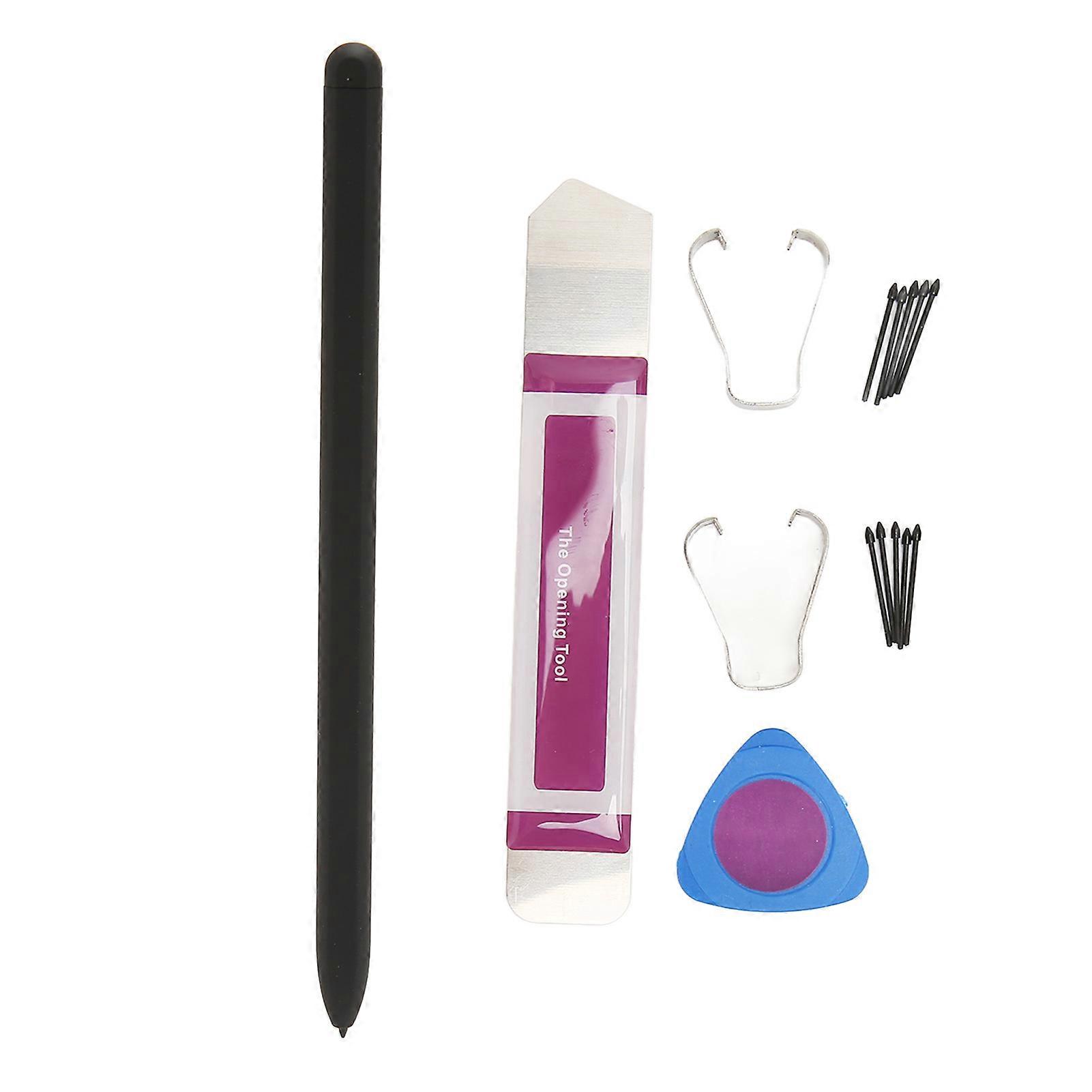 For Tab S8 Stylus Black Magnetic 4096 Pressure Level Precise Control Plastic Smart Pen with 5 Tips for Tab S8 SM X800