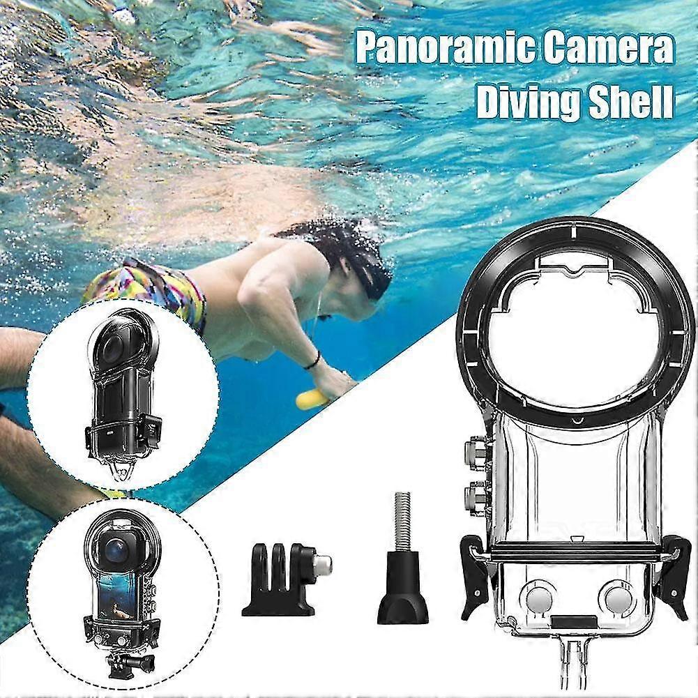 Suitable For Insta360 X4 Panoramic Camera Diving Case Waterproof Case