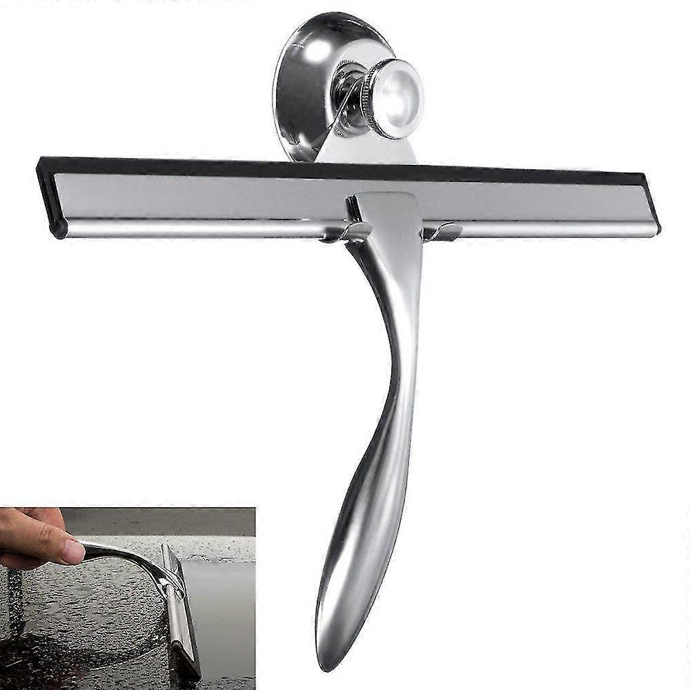 Shower Squeegees Stainless Steel With Suction Cup Hook
