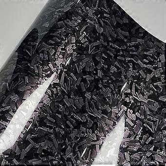 Glossy Crystal Forged Carbon Fiber Wrap Vinyl Film – 20cm X 152cm Roll, Self-Adhesive, Bubble-Free – Universal Fit