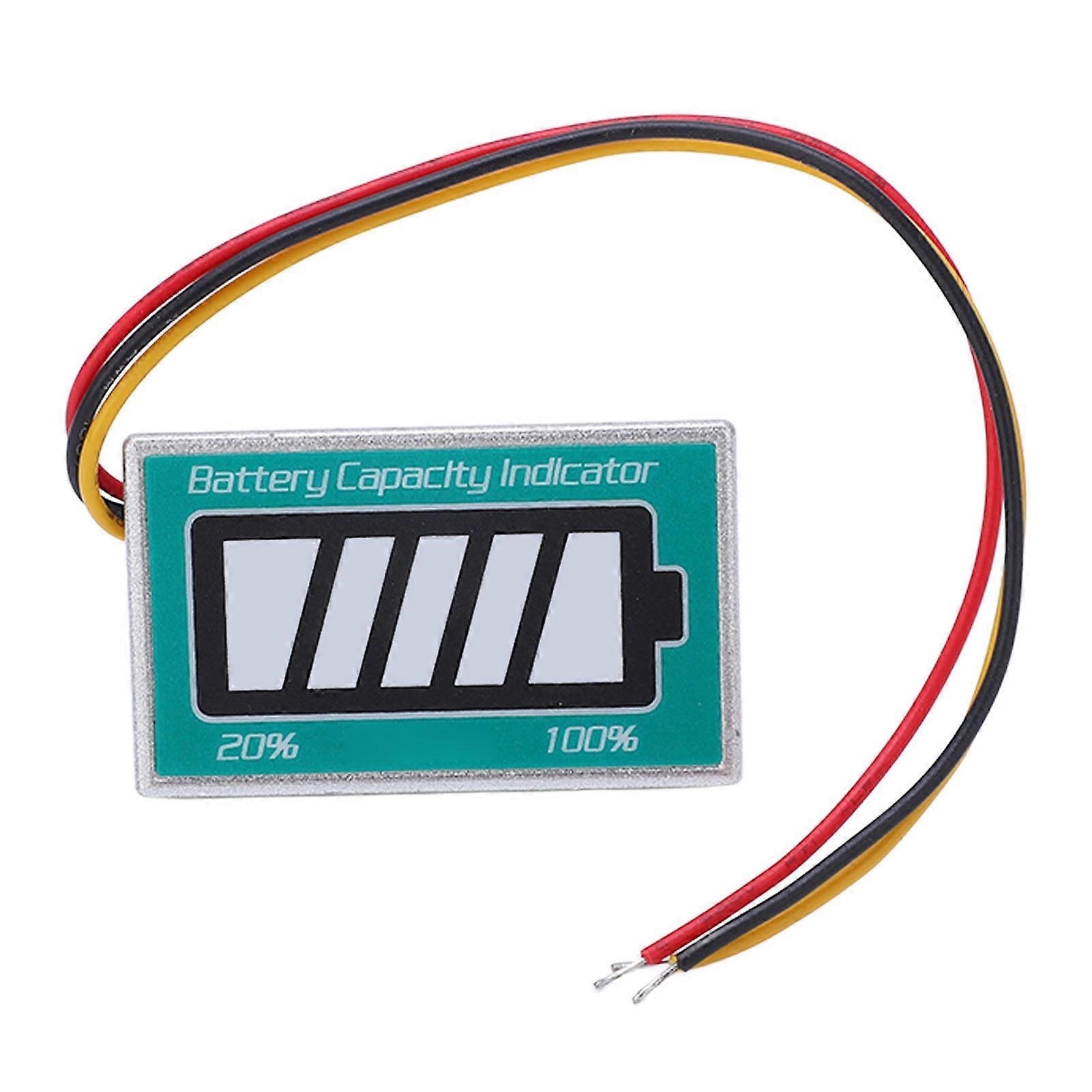 Battery Meter Voltage Tester Capacity Monitor Indicator 8-63V for Car Vehicle Boat 24V