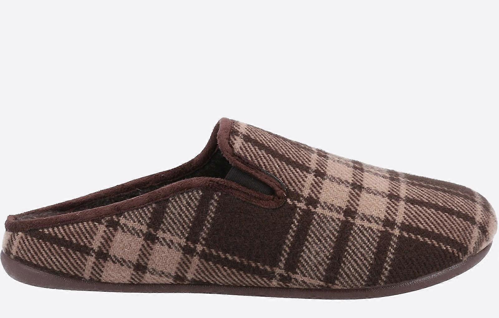 Cotswold Syde Slippers Brown