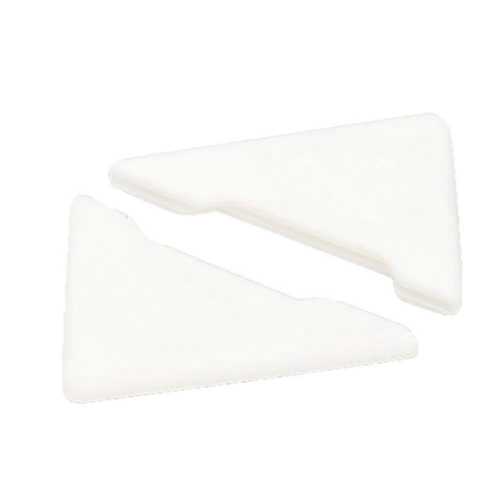 2pcs Triangle Car Door Corner Soft Silicone Guard Trim Anti-scratch Protector