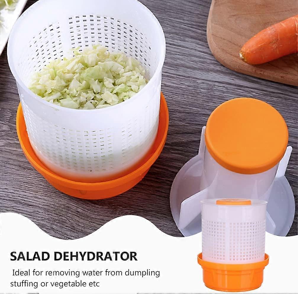 Essoreuse à Salade 6L Grande Capacité - Laveuse De Fruits Et Légumes Manuelle Avec Bol Transparent, Panier Passoire Et Bouton D'Arrêt