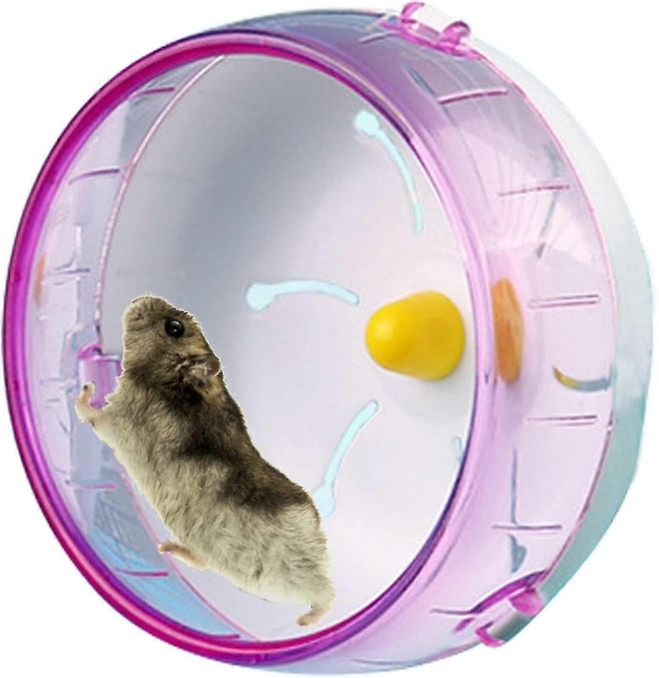 1pc Hamster Roue Hamster Roue Silencieux Hamster Exercice Roue Nain Hamster Roue de course Quiet Spinning Roue de course