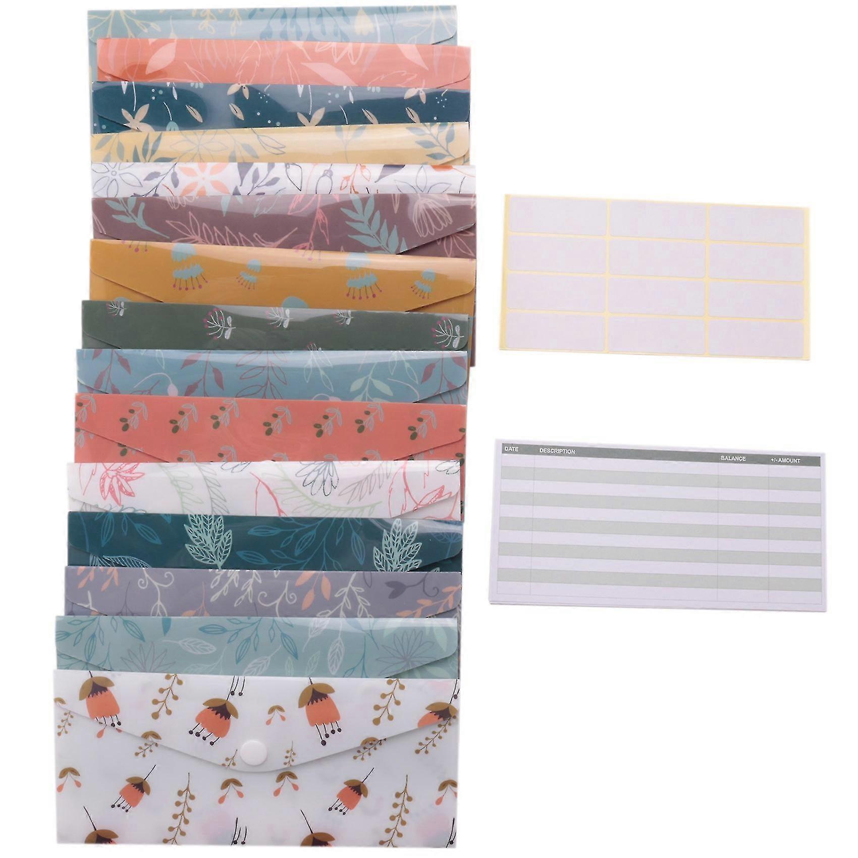 31 Pieces Cash Envelopes System For Budgeting Envelopes Waterproof Budget Envelopes For Saving Mone