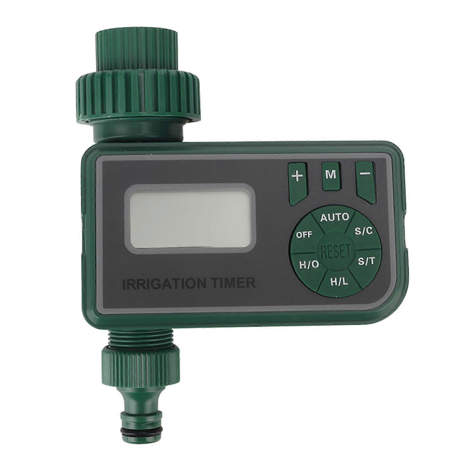 Sprinkler Timer Green Leak Proof G3/4 External Thread Water Outlet Watering Controller for Garden 