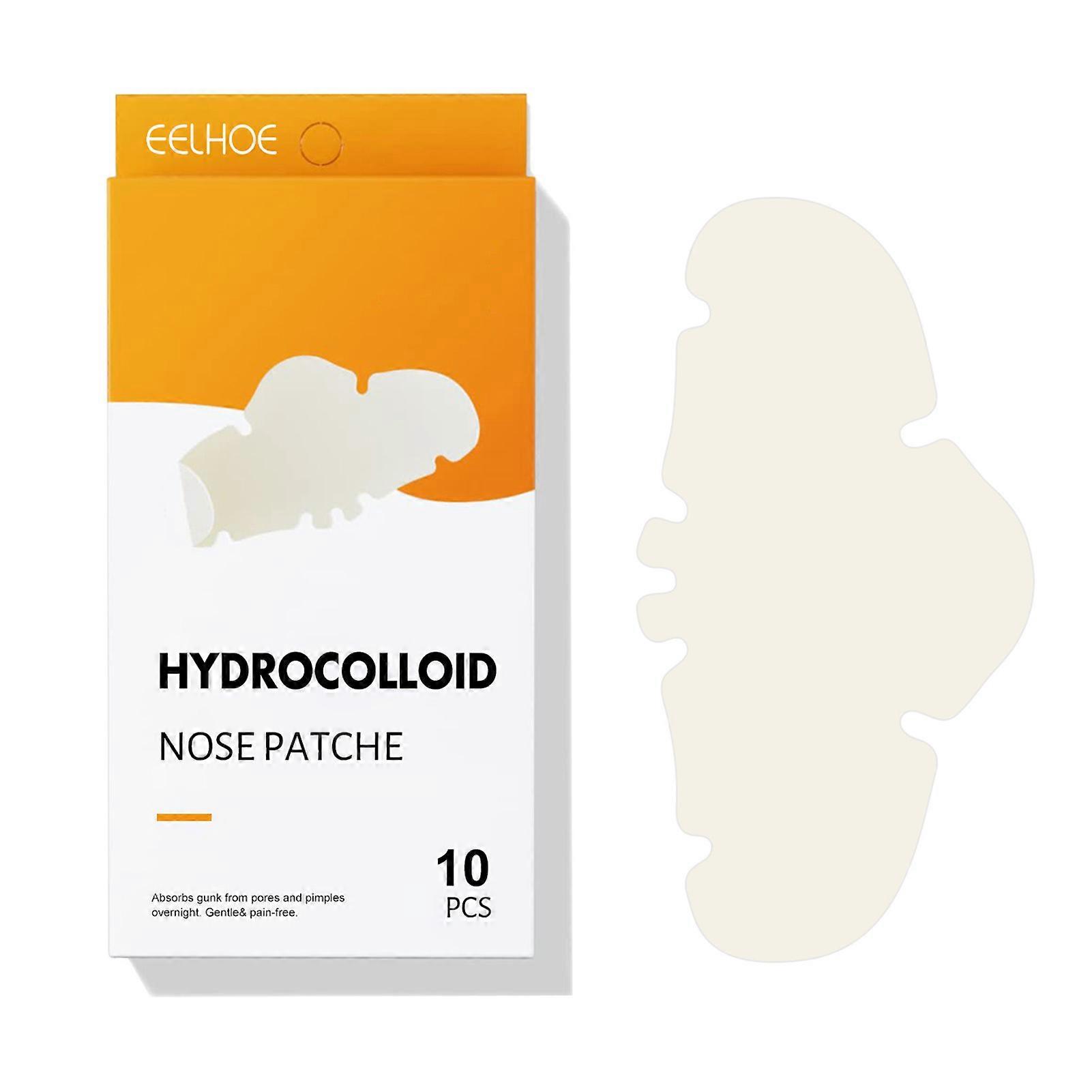 EELHOE Hydrocolloid Nose Patches Absorb Oil Reduce Acne Gel Patch Gentle Pain-free Secure for All Skin Types