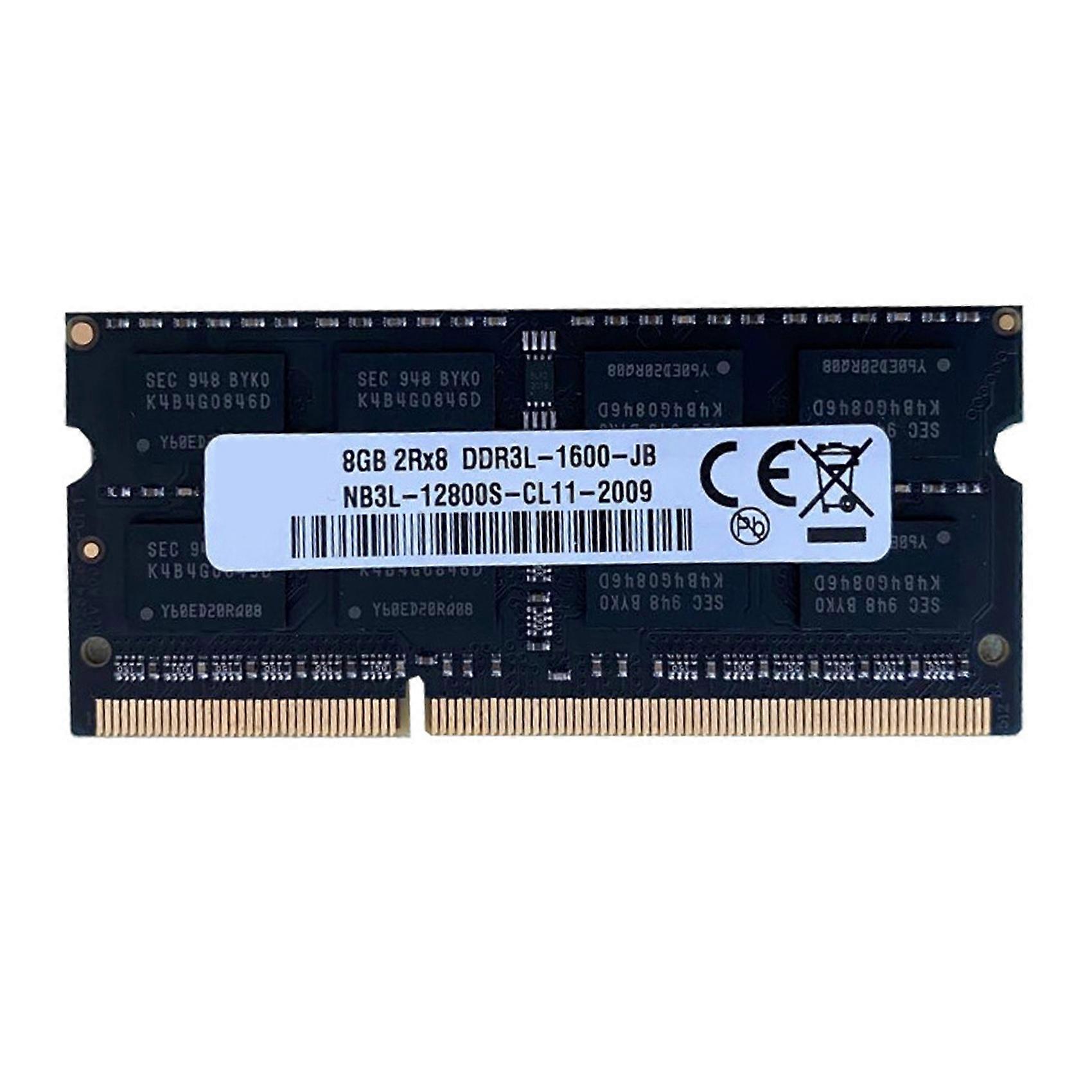 DDR3 8GB Laptop Ram Memory 1600Mhz PC3-12800 1.35V 204 Pins SODIMM Support Dual Channel for intel AMD Laptop Memory