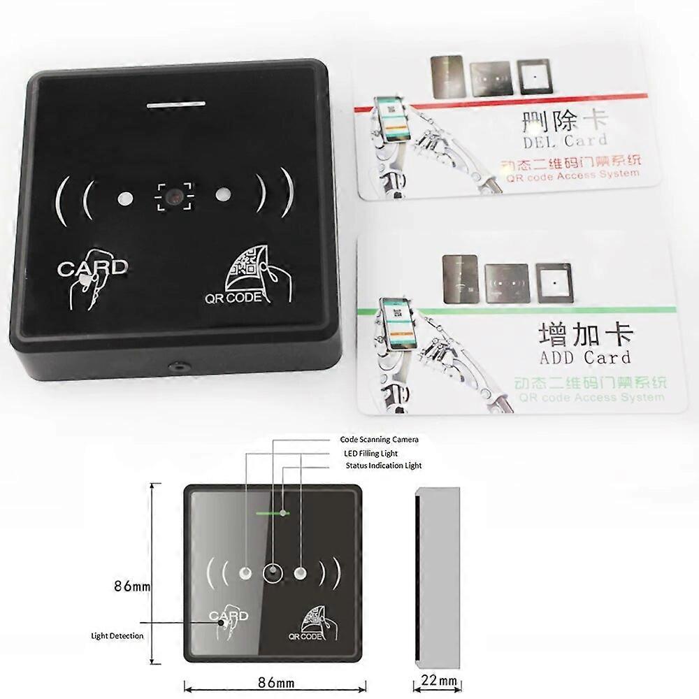 13.56Mhz IC Card Reader Wiegand Output Barcode Qr Code Reader Access Control Reader TTL 20000 User Barcode RFID Reader