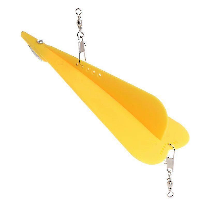Diving Board Fishing Trolling Adjustable Deep Artificial Bait Diver Plate Swivel