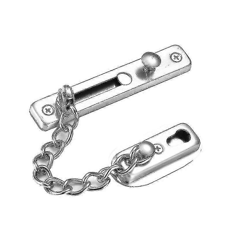Silver Chain Sliding Security Lock Jskee