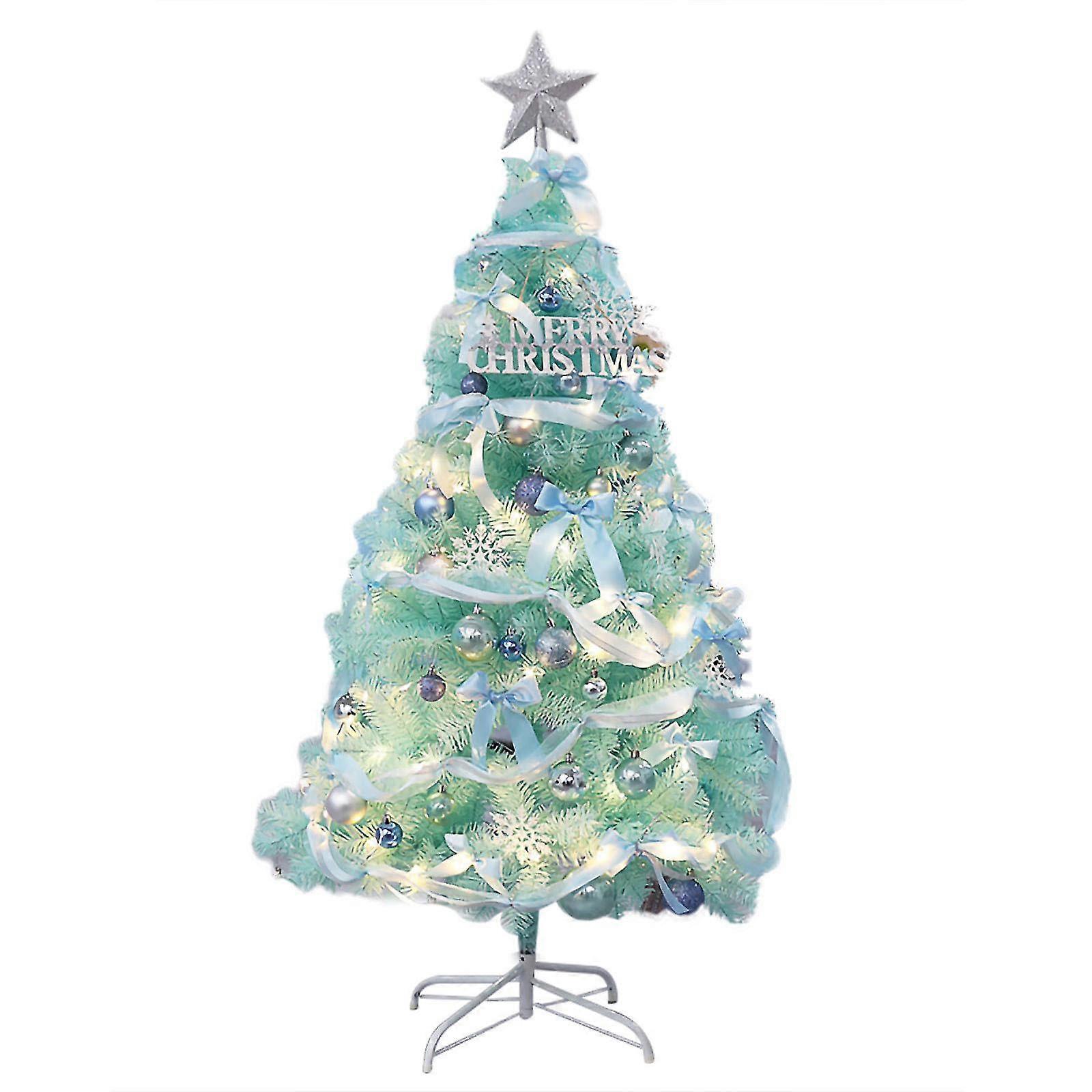 60cm Christmas Blue Ins Flocking Cedar Tree Christmas Tree Package