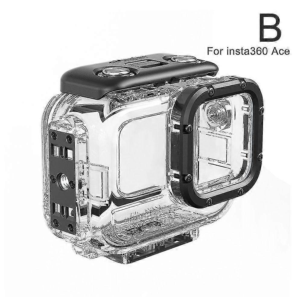 Para Insta360 Ace Pro Diving Shell Accesorio impermeable de buceo horizontal-vertical