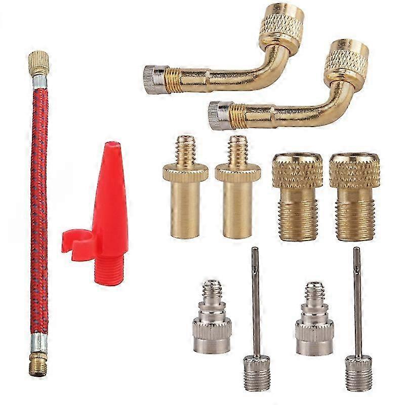 Bicycle Valve Adapter Bike Air Pump Adapter Presta Schrader Valve Adapter compatible with Bikes Tire Inflator Air Pump Compressor