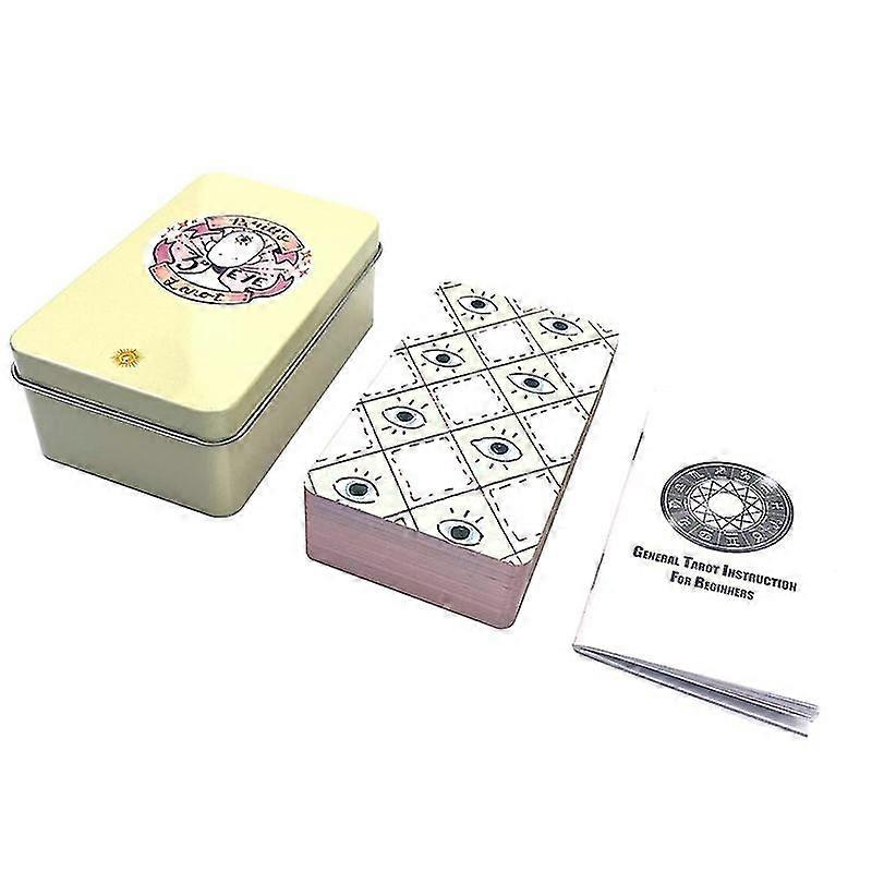 Iron Box Third Eye Tarot Card Prophecy Divination Deck Party Game Card W/manual