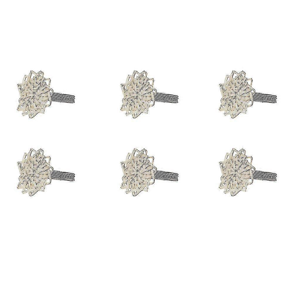 6pcs Rattan Napkin Ring Modern Napkin Ring Wedding Napkin Buckle A