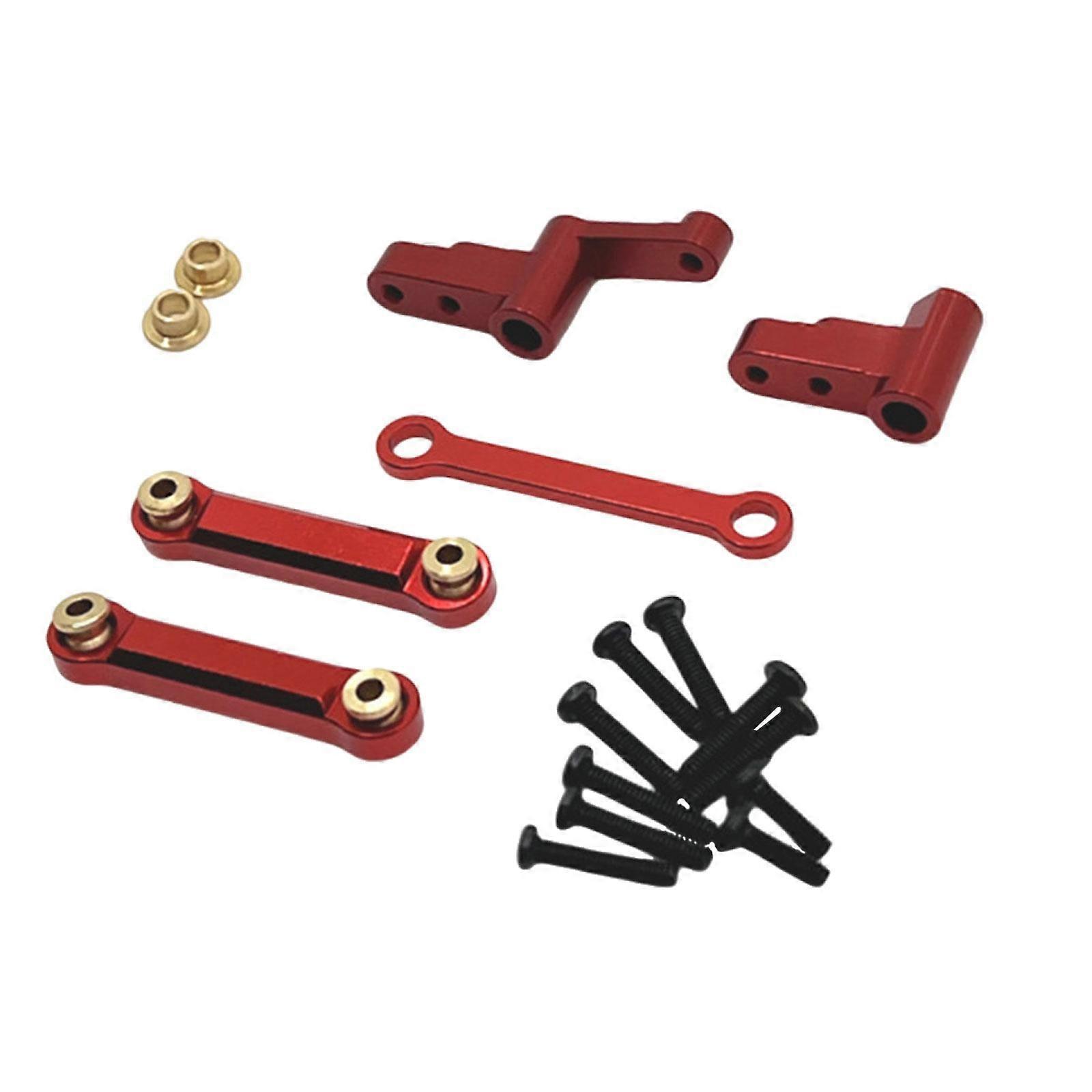 RC Steering Components Upgrades for 1:14 Scale 14301 14302 14303 RC Car Accs Red
