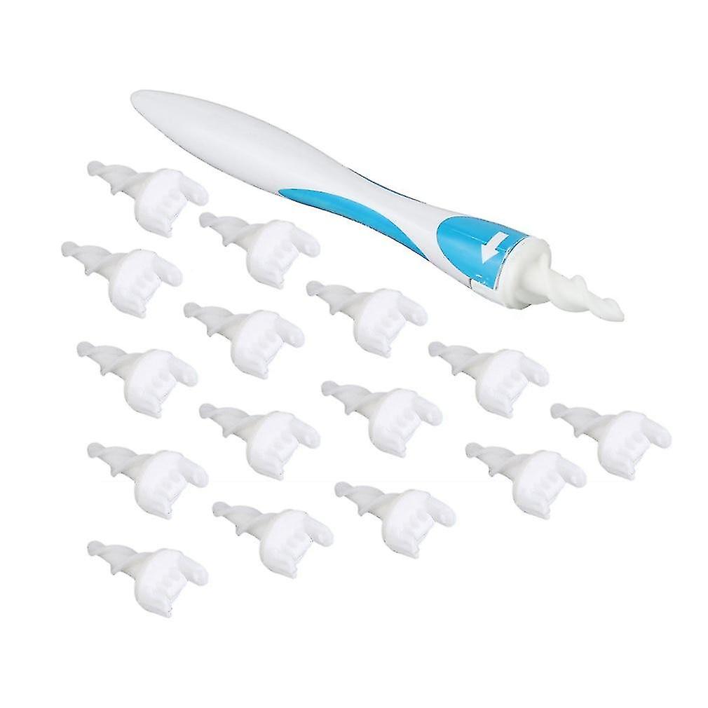 16 Tips Rotating Ear Cleaner With Soft Silicone Tips - Safety Remove The Earwax