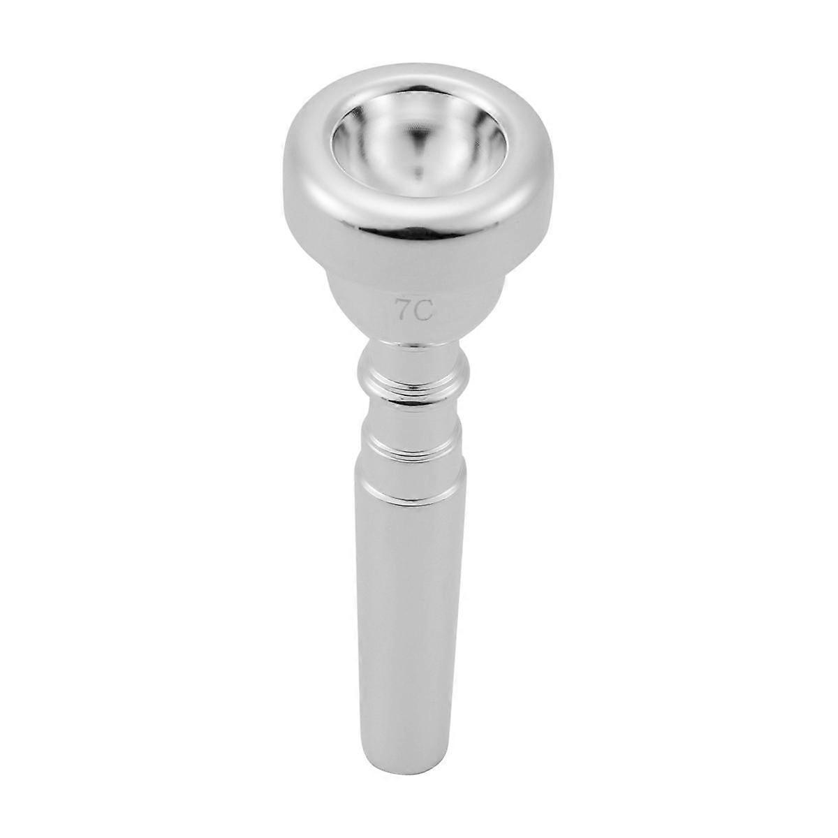 Spare Part Light Silver Plating Trumpet 7C Mouthpiece
