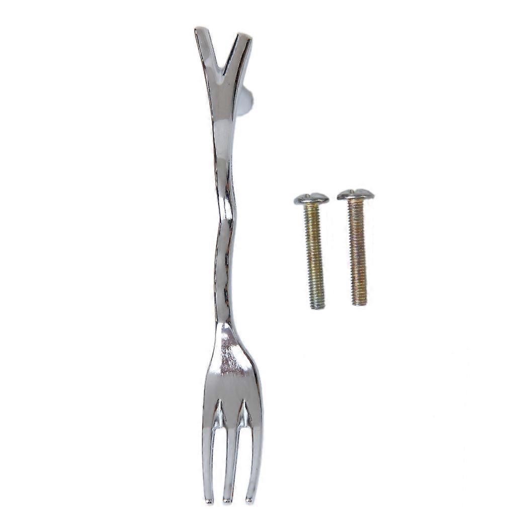 Creative Fork Design Kitchen Cabinet Closet Drawer Pull Handle 76mm