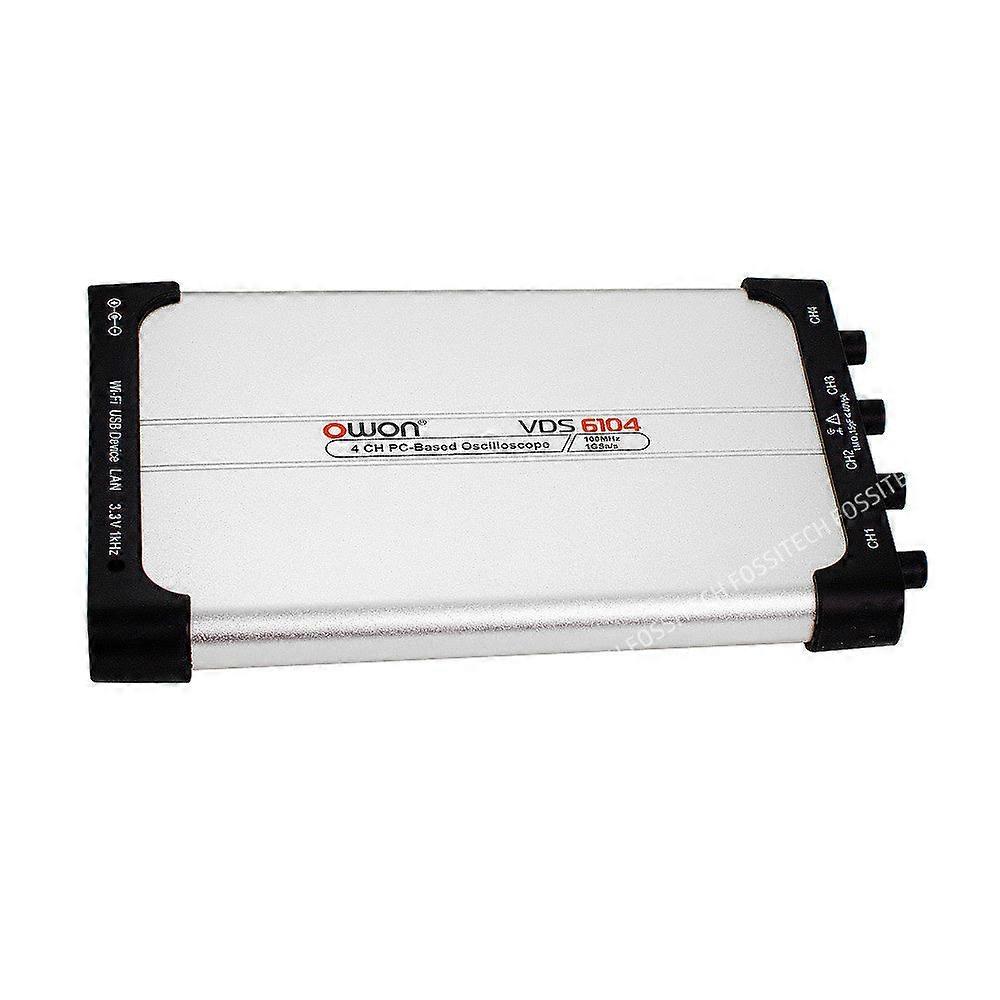 Owon 4 Channel Digital Pc Virtual 8bits 70/100mhz 1gsa/s Usb Type-c 5-15v 10m Record Vds6074 Vds6104 Oscilloscope