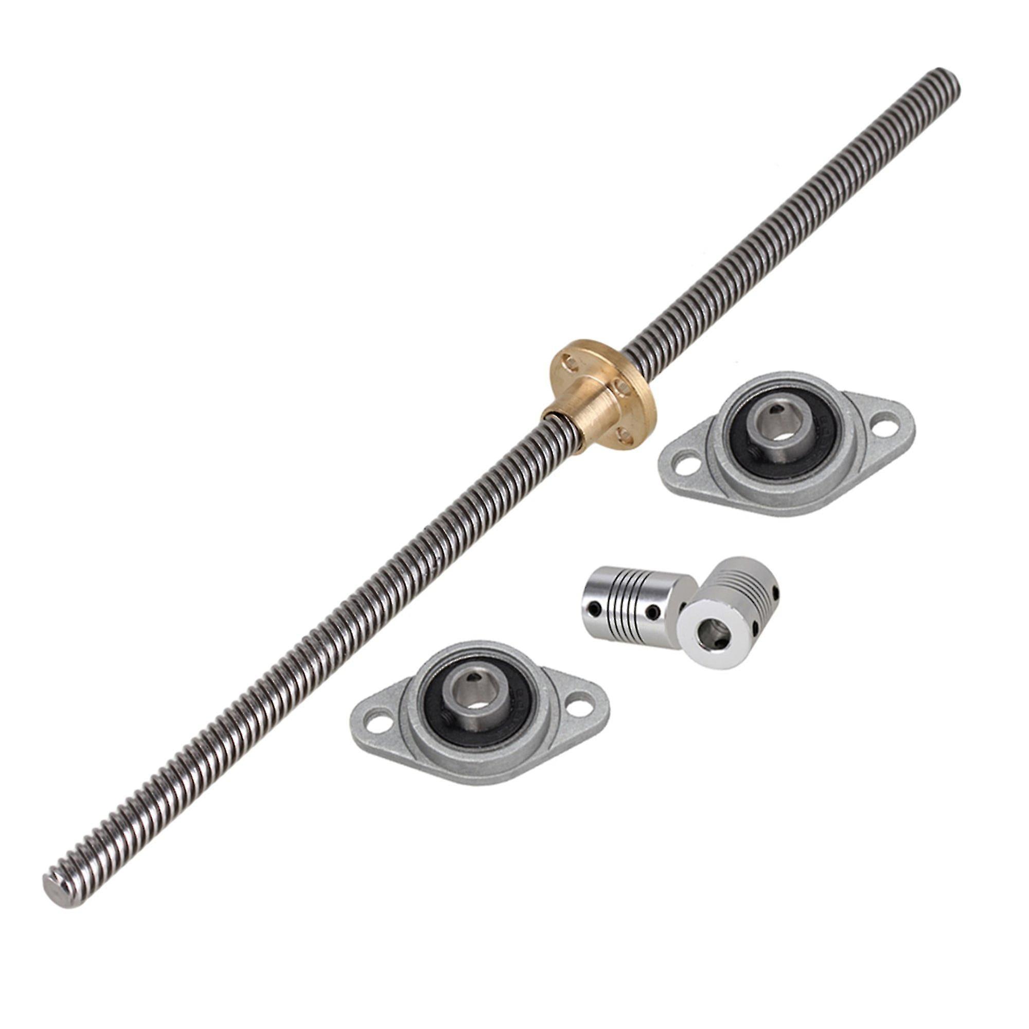 Milling Machines Bearing Block Cnc Coupling Vertical 8mm Dia 250mm Lead Screw W/nut Set