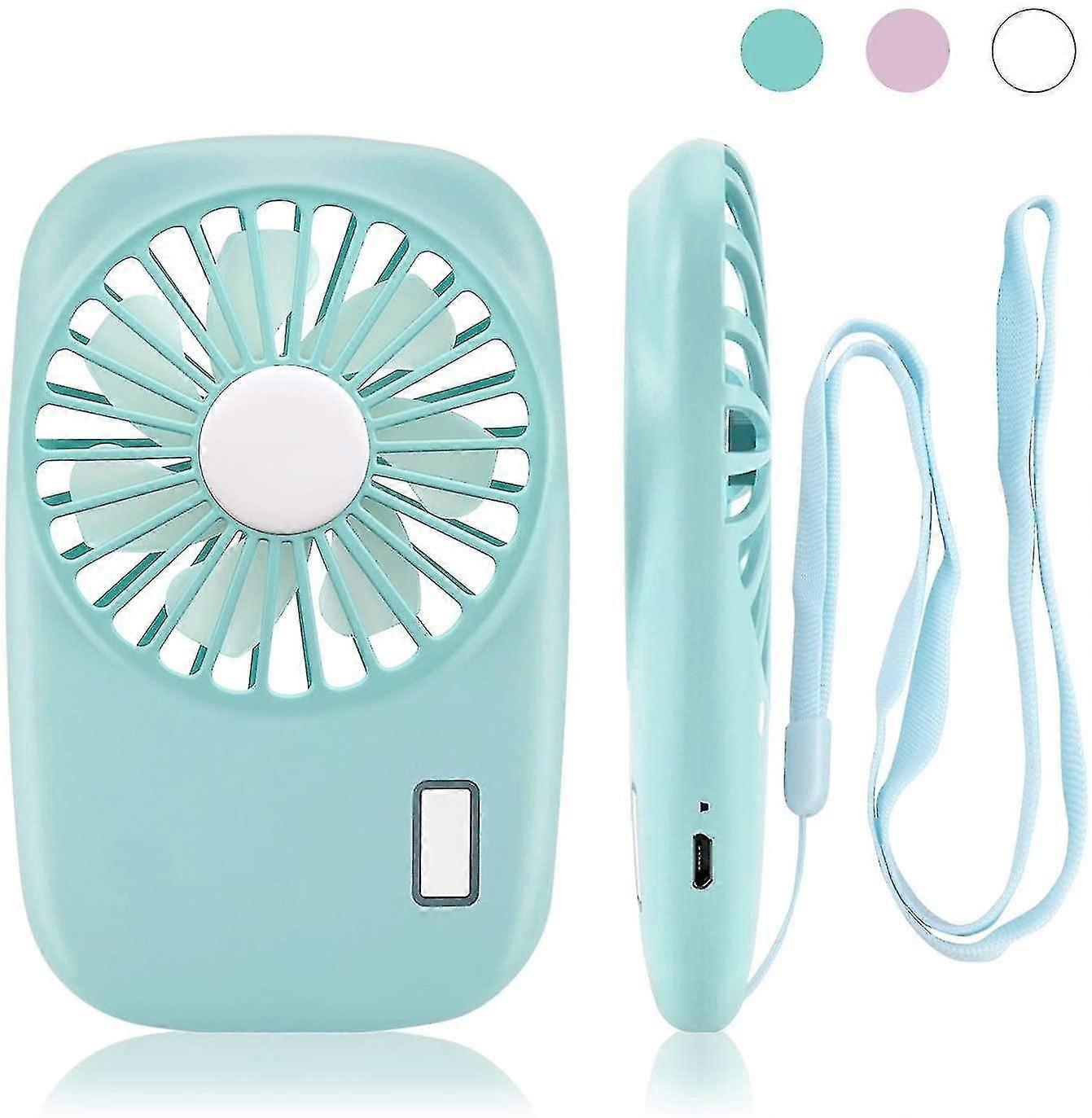 EVAGO Small Portable Fan Rechargeable-blue