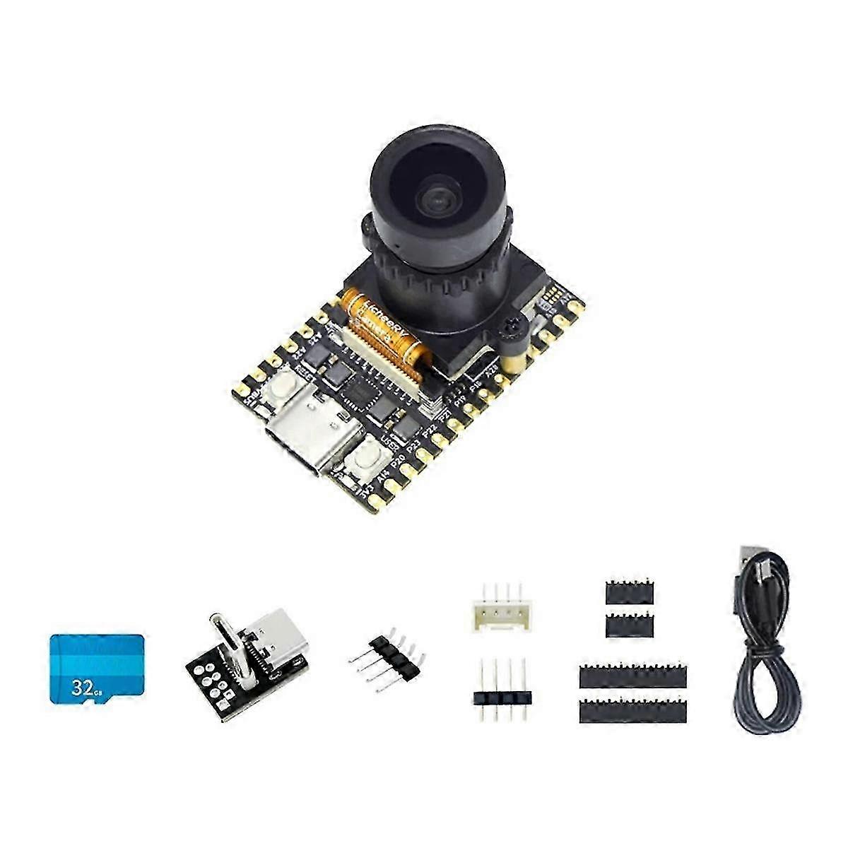 Maixcam Lite Development Board Kit Npu Riscv Ai Visual Audio Wifi6 Sg2002 With 400w Hd Camera Support Python/c++ B