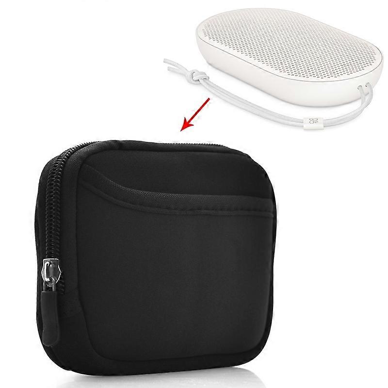 2 PCS For B&O BeoPlay P2 Portable Nylon Soft Protective Bag