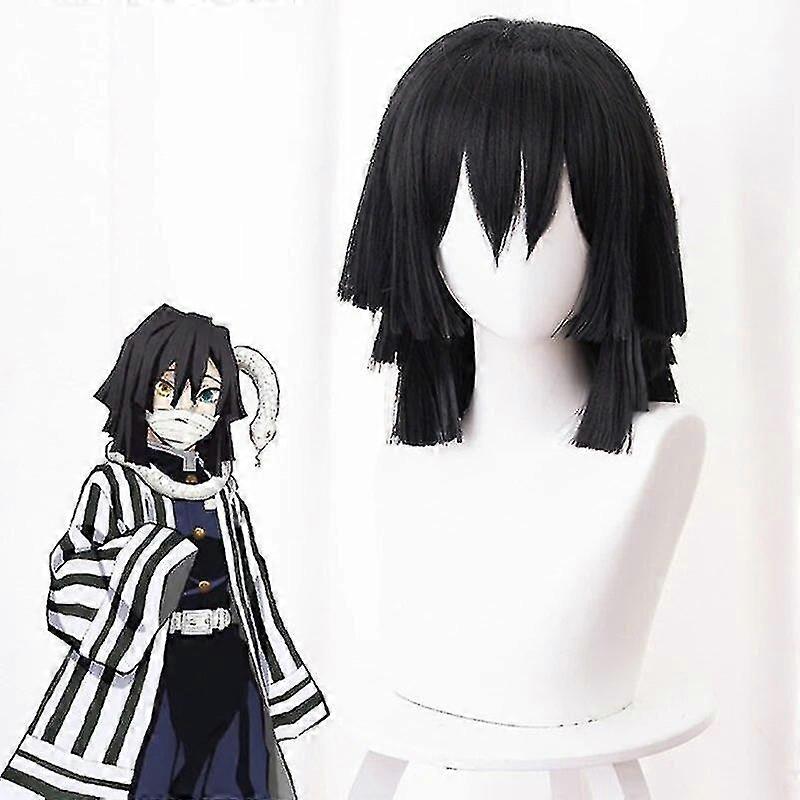 Anime Demon Slayer Kimetsu No Yaiba Iguro Obanai Cosplay Costume Wig Kimono Suit - Foto 9
