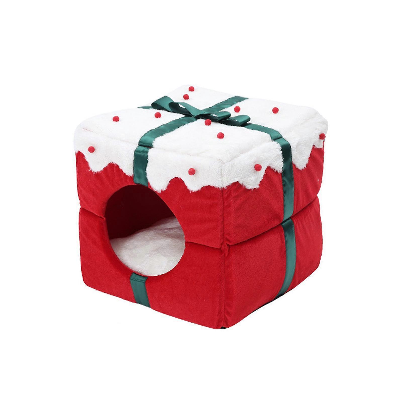 クリスマスベルペットベッド - ペットギフト