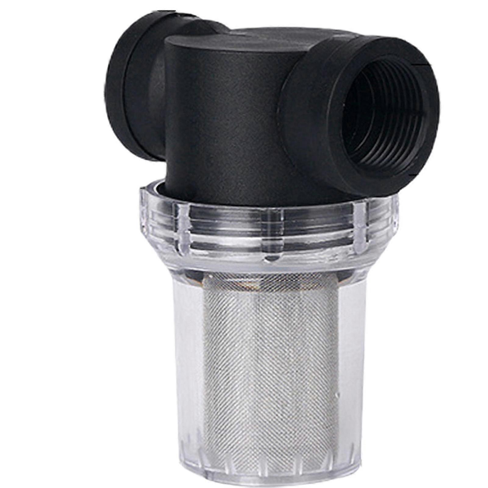 Garden Pond 20mm/25mm/32mm Inline Mesh Strainer Water Pump Irrigation High Flow Pipeline Filter