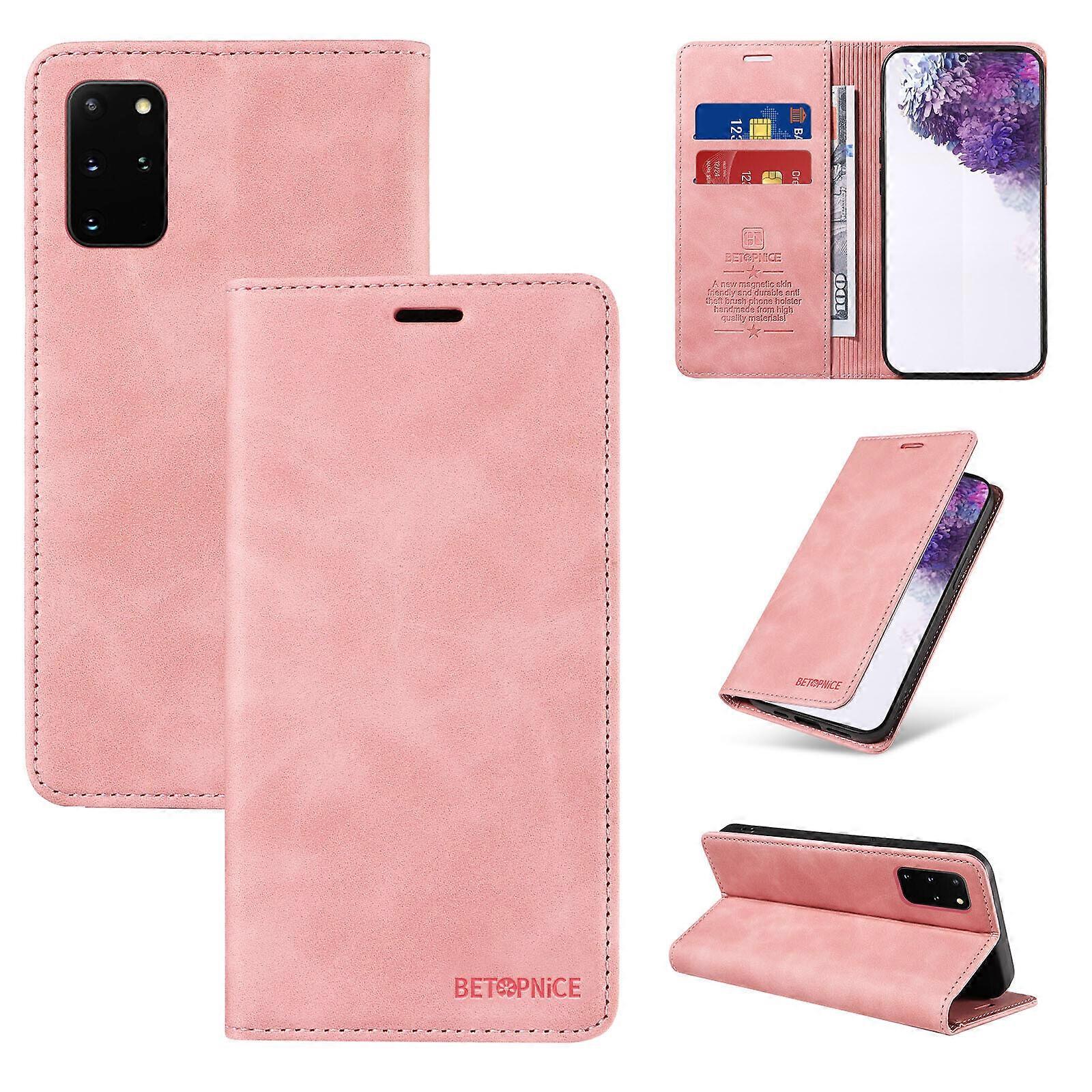 Compatible with Samsung Galaxy S20 Plus Wallet Leather-RFID Blocking Card Holders-Shockproof TPU Shell-Kickstand-Durable Flip Cover Book Folding Phone