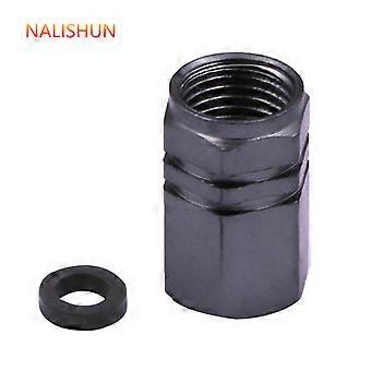 Tire Valve Caps (12 Pack) Heavy Duty Stem Covers | Dustproof, with rubber seal O | Hexagonal design | Outdoor Air Protection, All Weather, Waterproof 