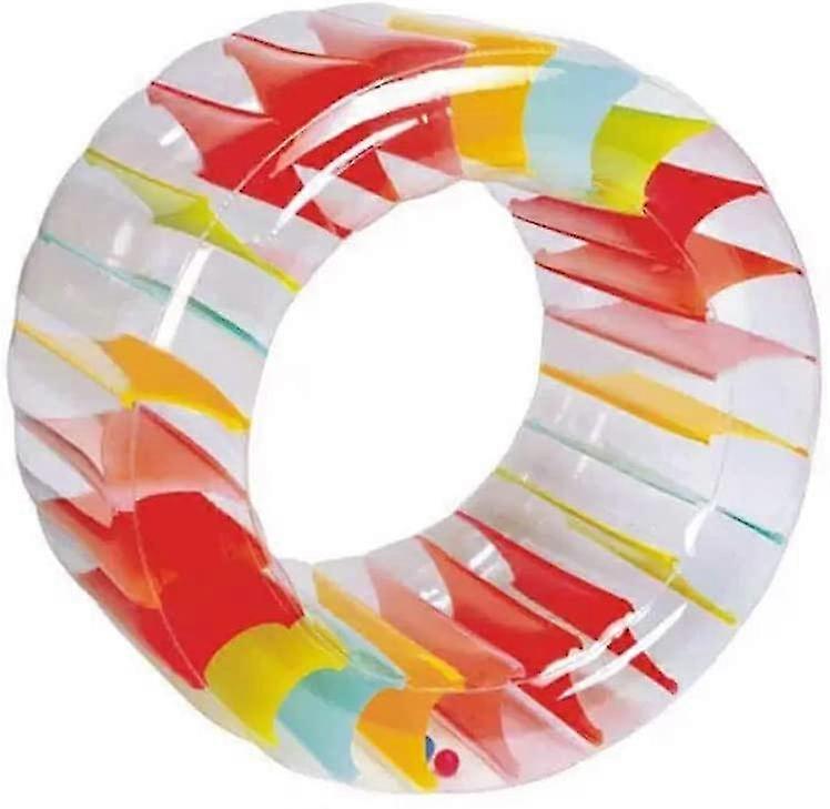 インフレータブルローラーフロート、40 "カラフルな水車、スイミングプールローラーおもちゃ